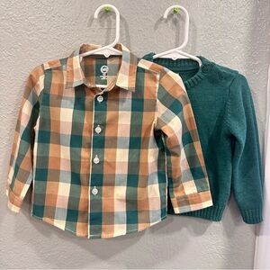 Set of shirt and sweater